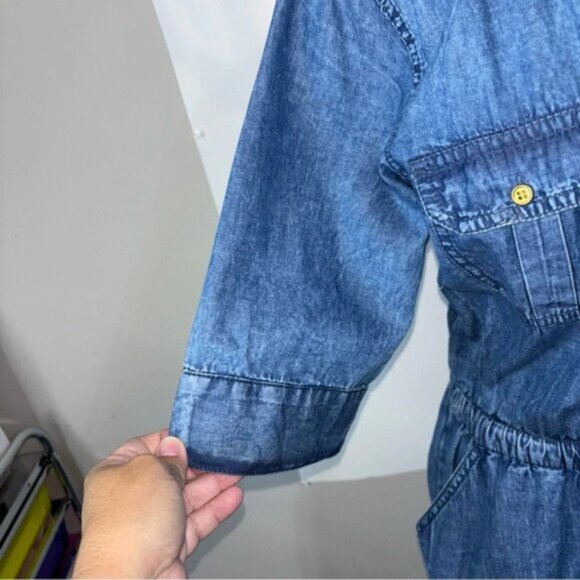 MPH Collection Denim Dress Womens M Coastal Cowgirl Western Ranch Barn Dance - Picture 7 of 11